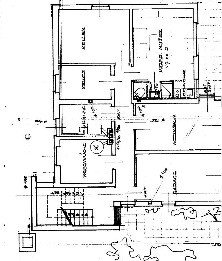 Grundriss Untergeschoß